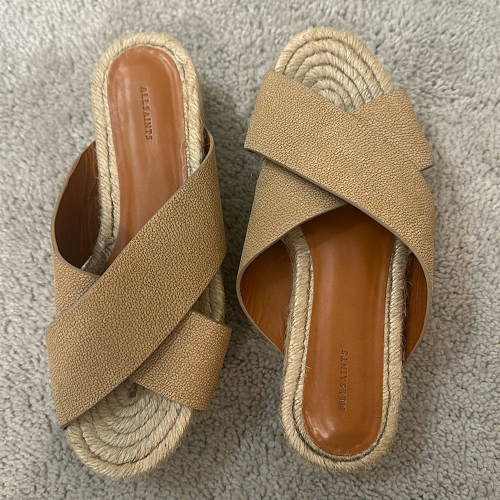 All Saints Platform Sandals